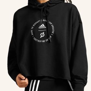 Adidas x Peloton cropped hoodie size M